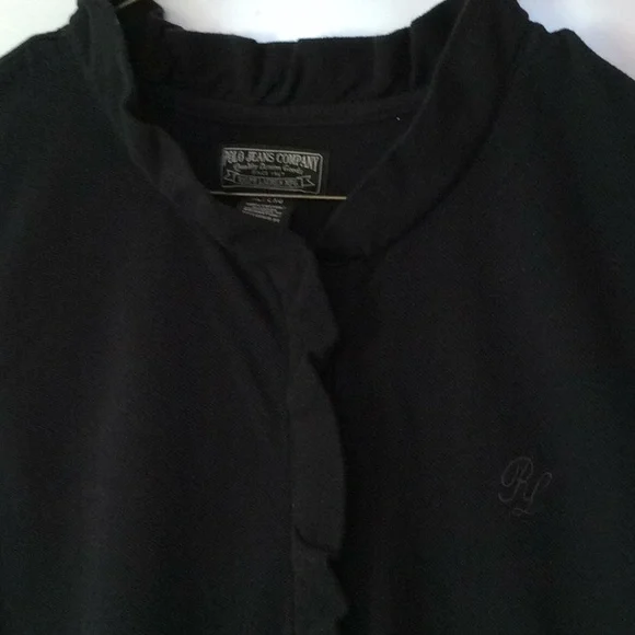 Vintage Ralph Lauren Black Cotton Sleeveless Dress - Picture 3 of 8